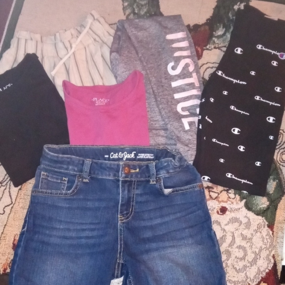 Denim Jeans and Assorted Clothing Set